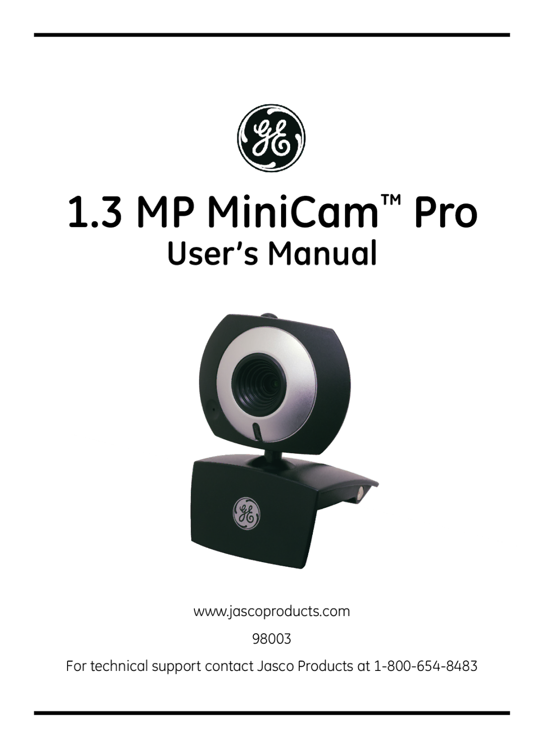 Jasco 98003 user manual MP MiniCam Pro 