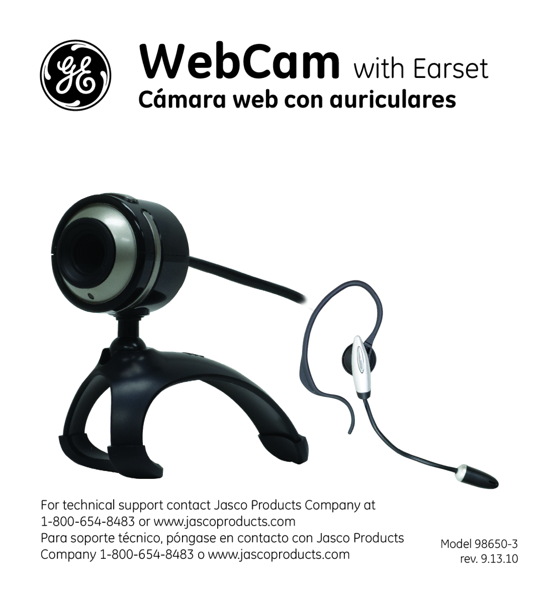 Jasco 98650-3 manual WebCam with Earset 