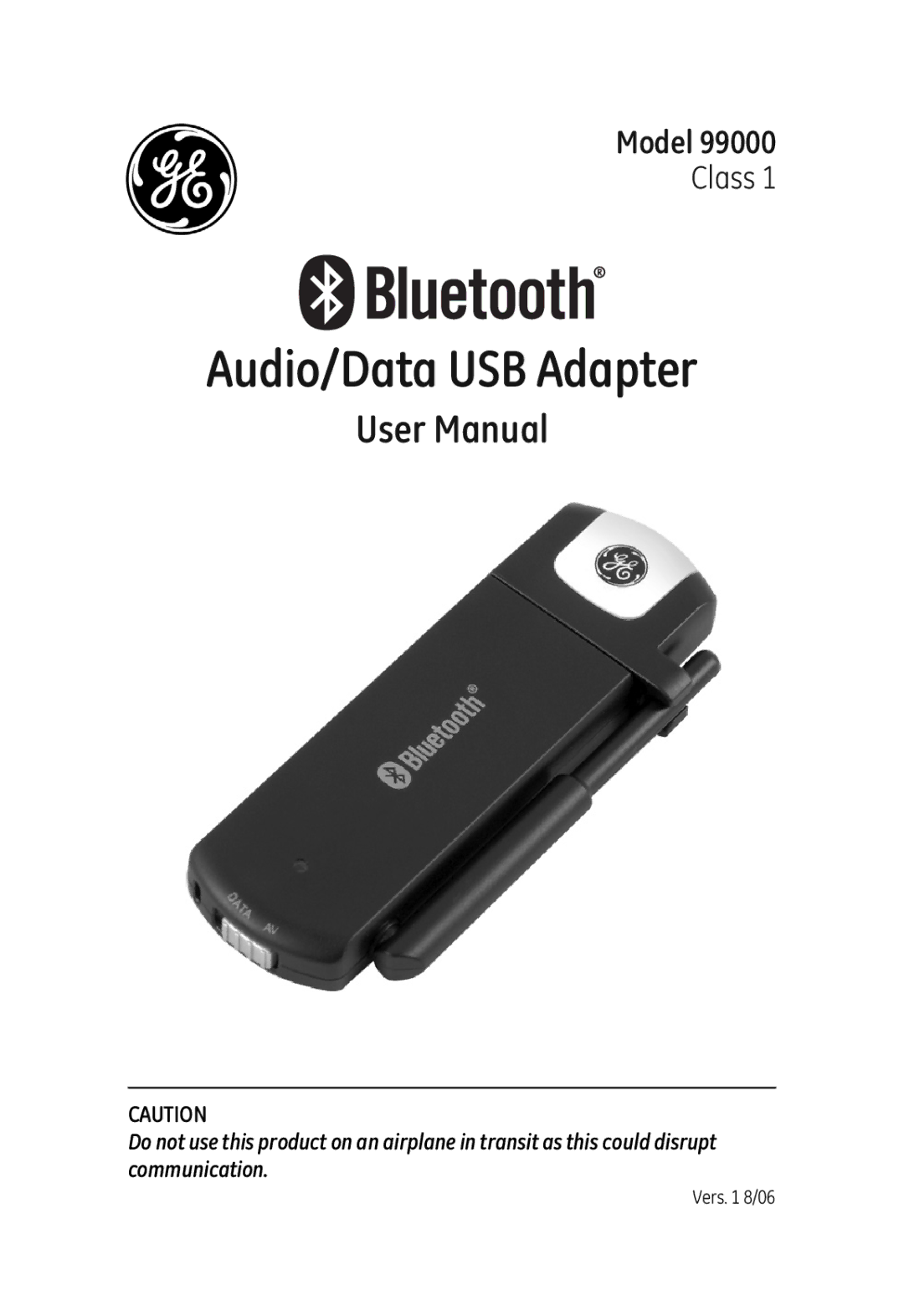 Jasco 99000 user manual Audio/Data USB Adapter 