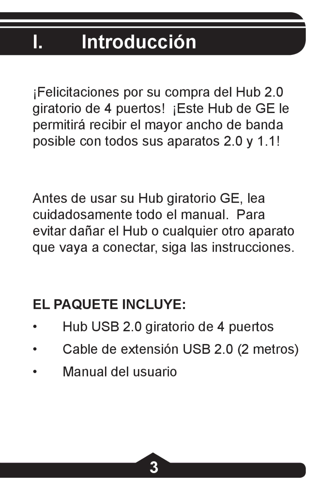 Jasco HO97844 instruction manual Introducción 