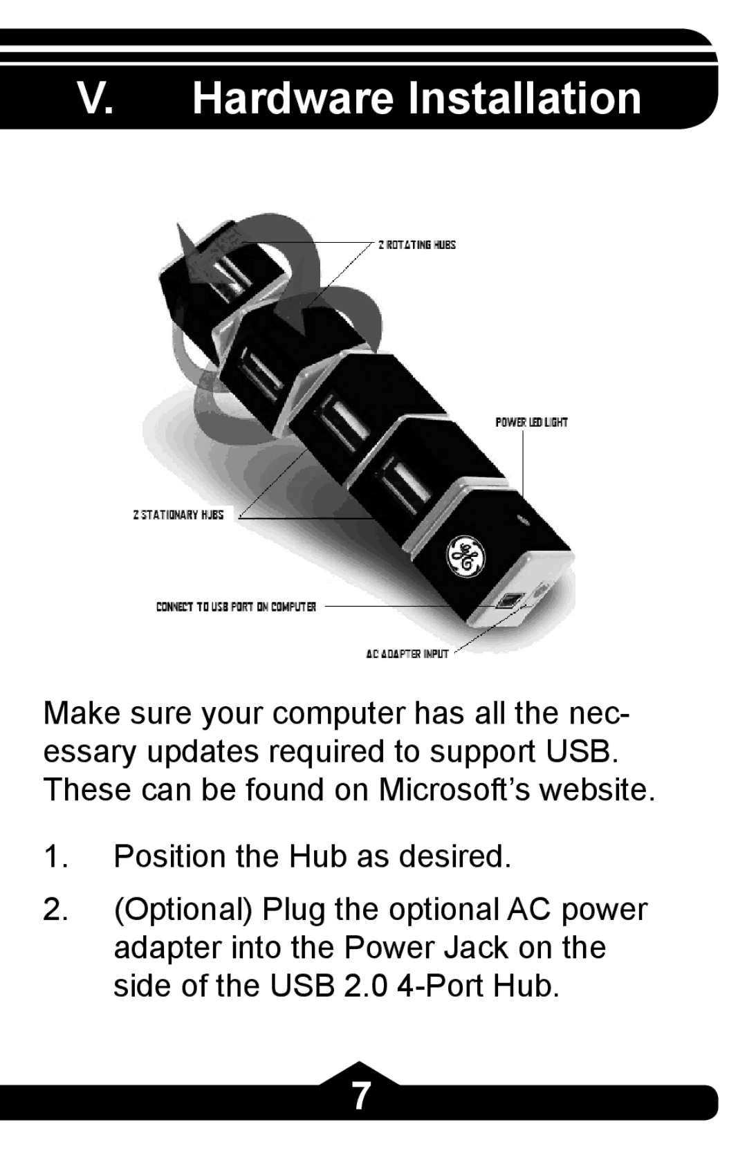 Jasco HO97844 instruction manual Hardware Installation 