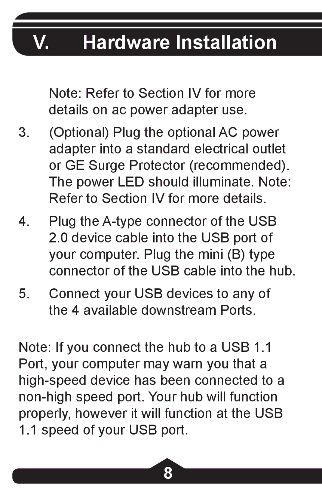 Jasco HO97844 instruction manual Hardware Installation 