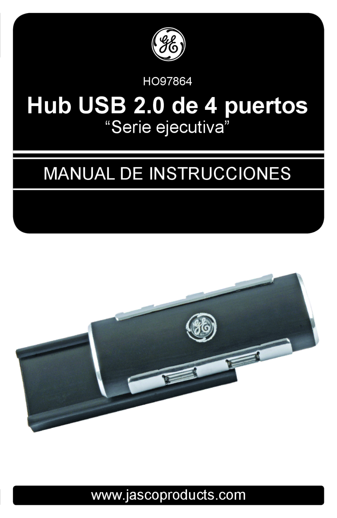 Jasco HO97864 instruction manual Hub USB 2.0 de 4 puertos 