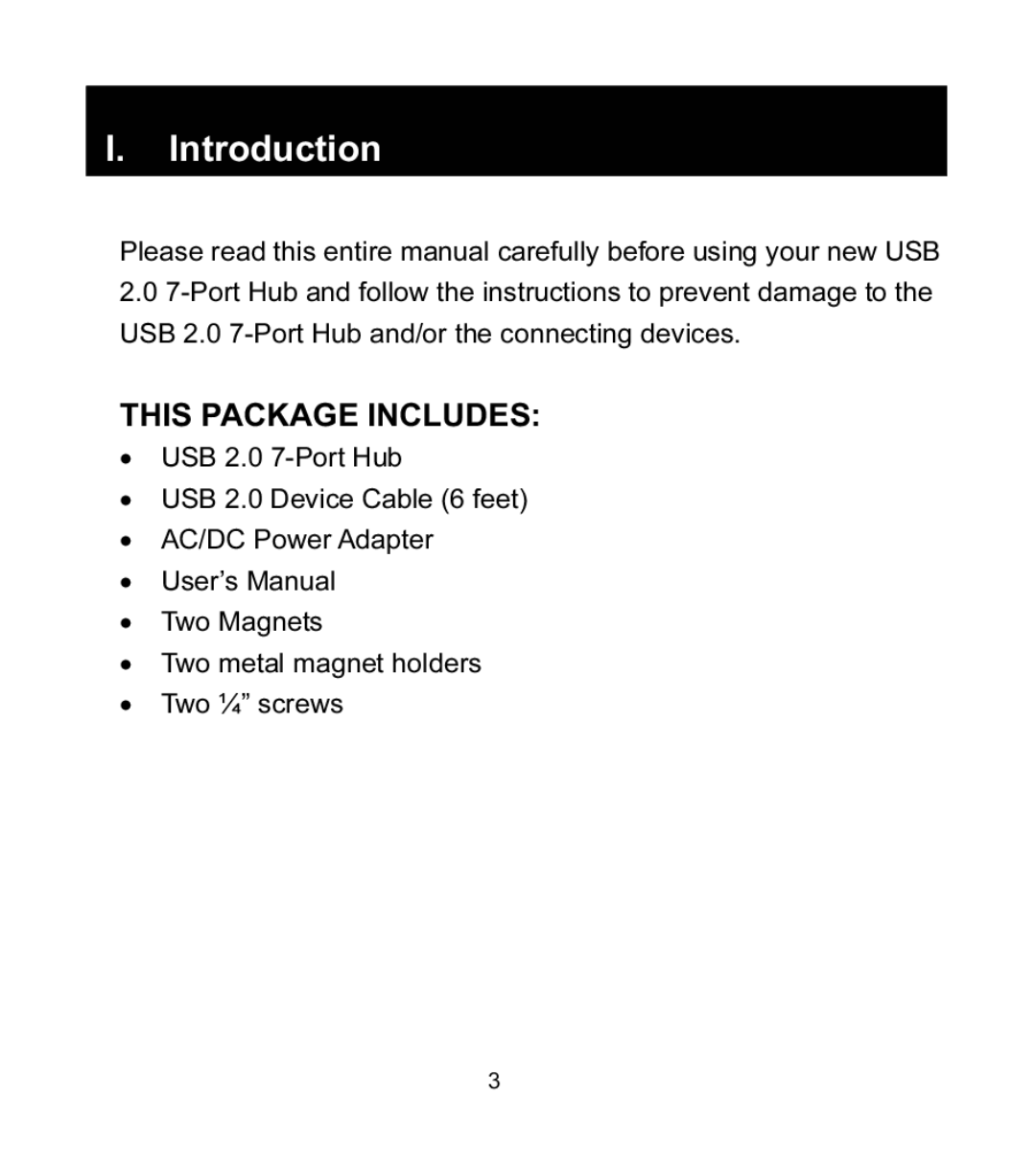 Jasco HO97916 manual Introduction, This Package Includes 