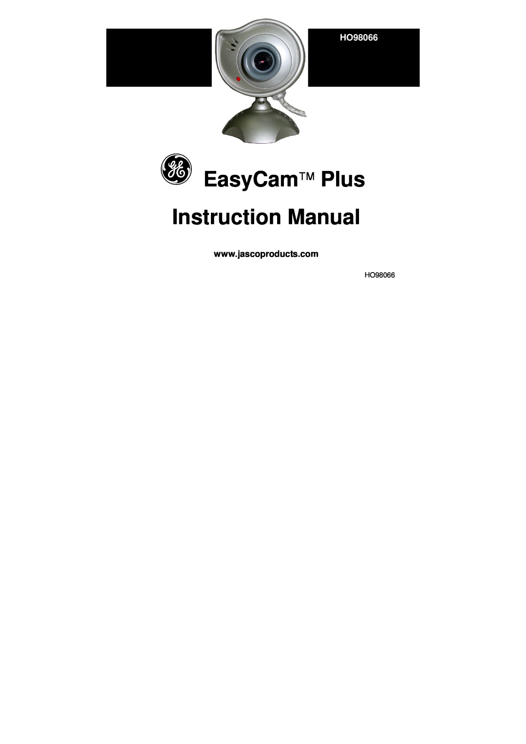 Jasco HO98066 instruction manual EasyCam Plus Instruction Manual 