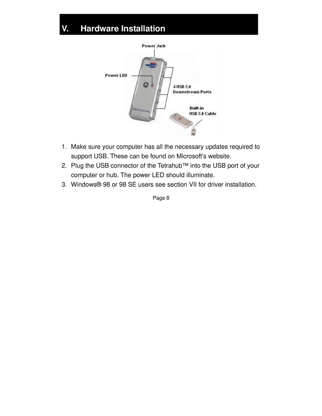 Jasco HO98751 manual Hardware Installation 