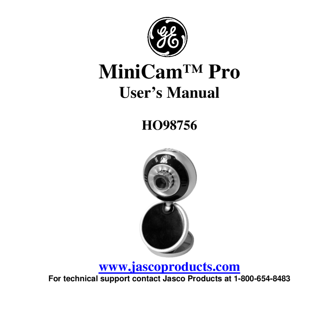 Jasco HO98756 user manual MiniCam Pro 