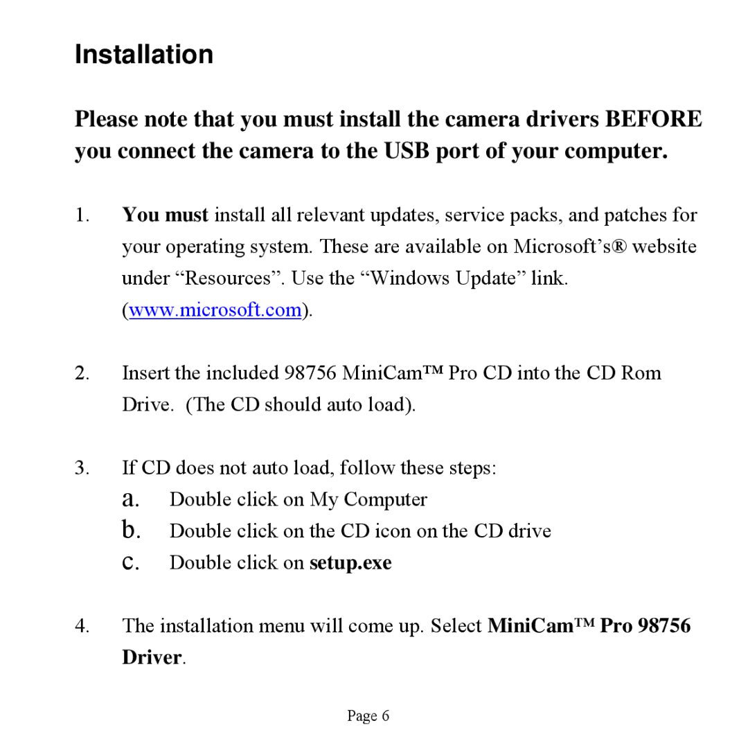 Jasco HO98756 user manual Installation 