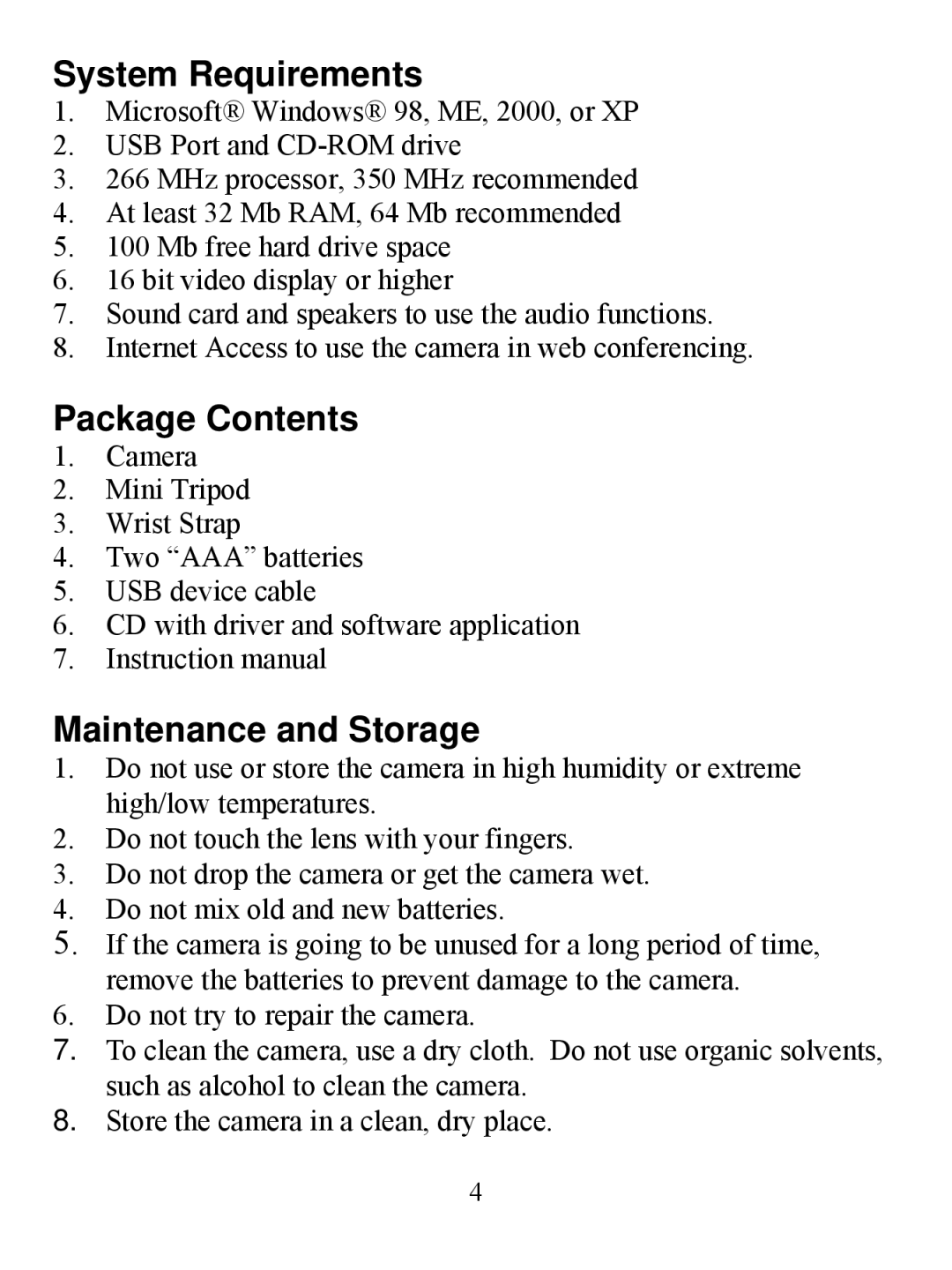 Jasco HQ98073 user manual System Requirements 