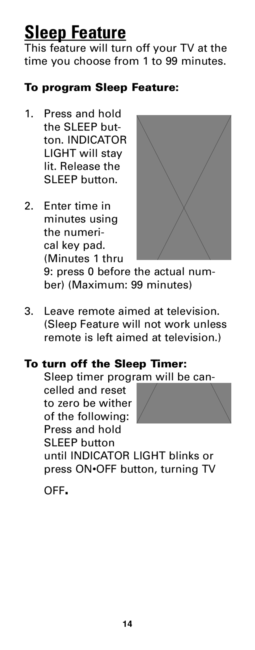 Jasco RM24933 instruction manual To program Sleep Feature, To turn off the Sleep Timer 