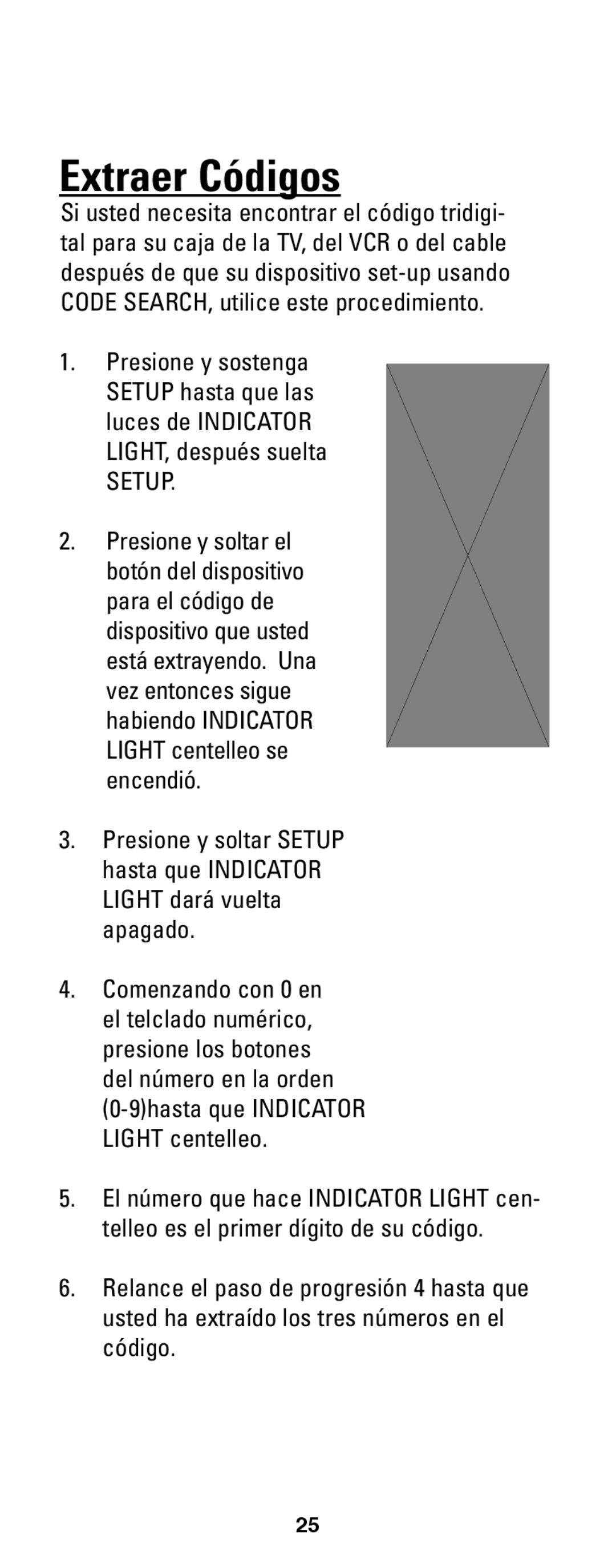 Jasco RM24933 instruction manual Extraer Códigos 