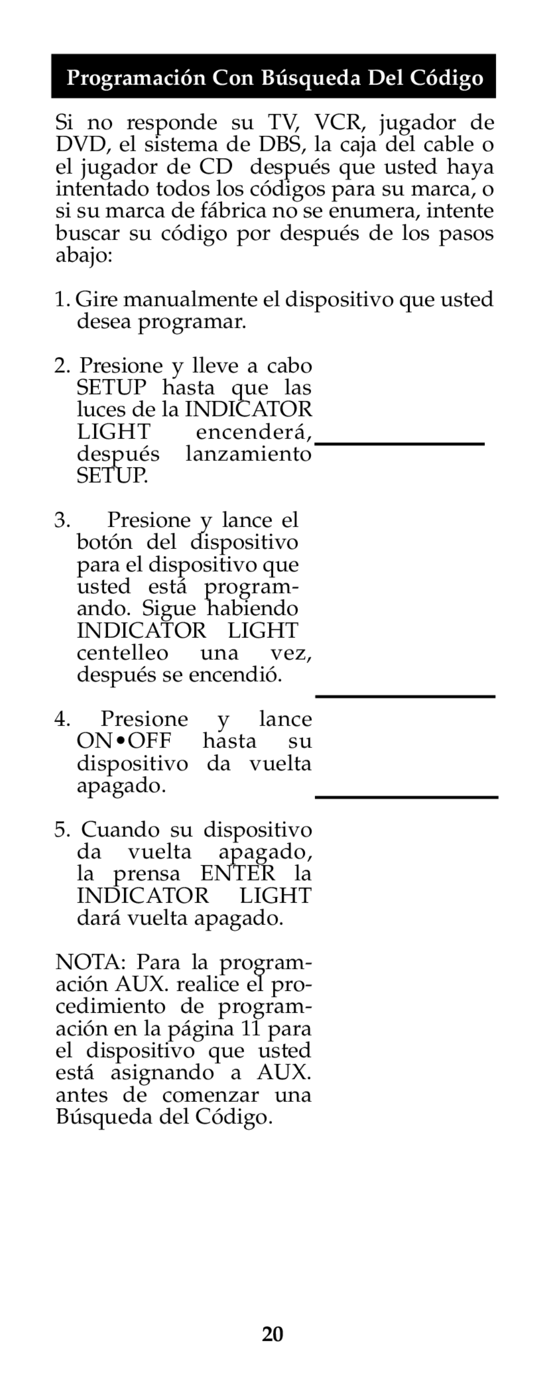 Jasco RM24973 instruction manual Programación Con Búsqueda Del Código, Identifying Codes From Identifying Codes 