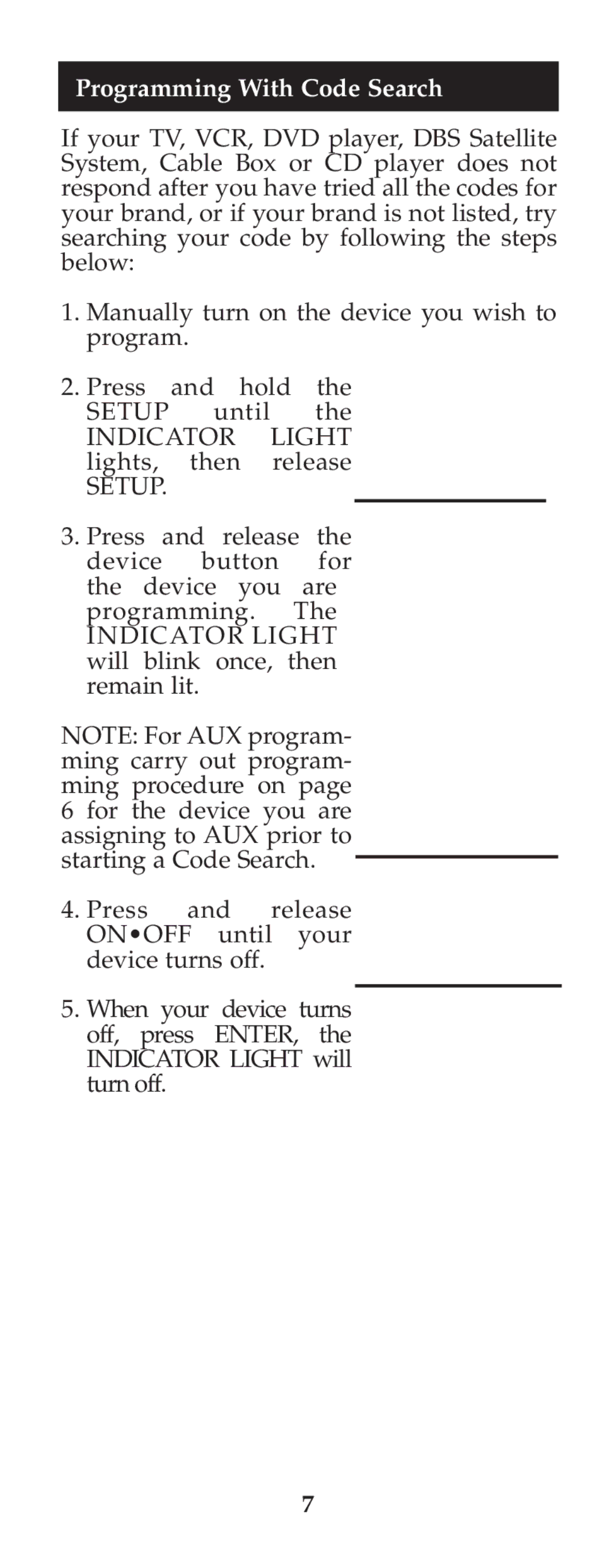 Jasco RM24973 instruction manual Programming With Code Search, Identifying Codes From 