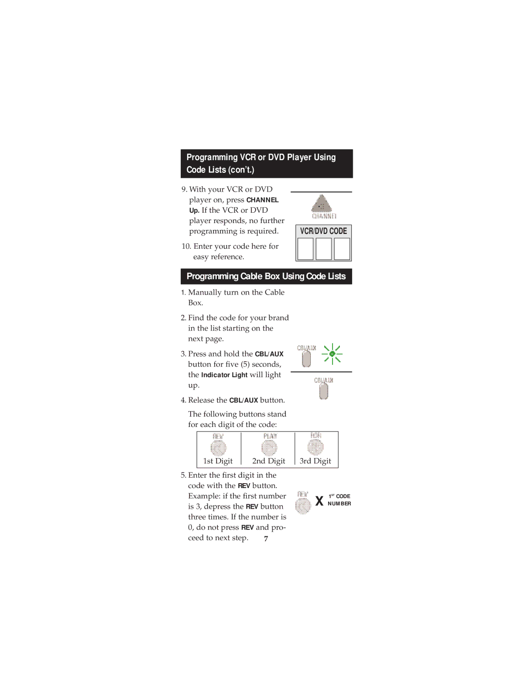 Jasco RM94903 instruction manual VCR/DVD Code 