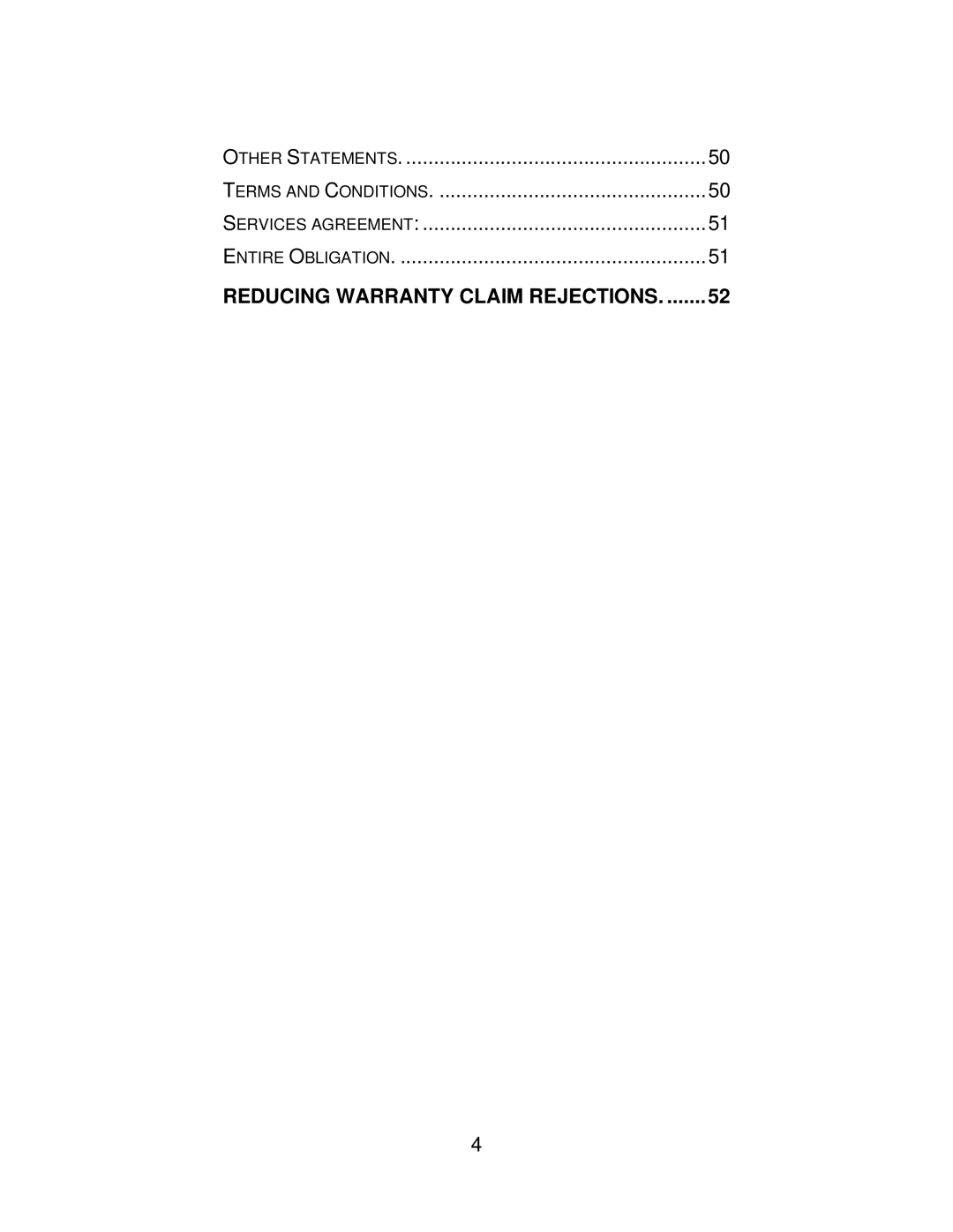 Jaton 5200 user manual Reducing Warranty Claim Rejections 