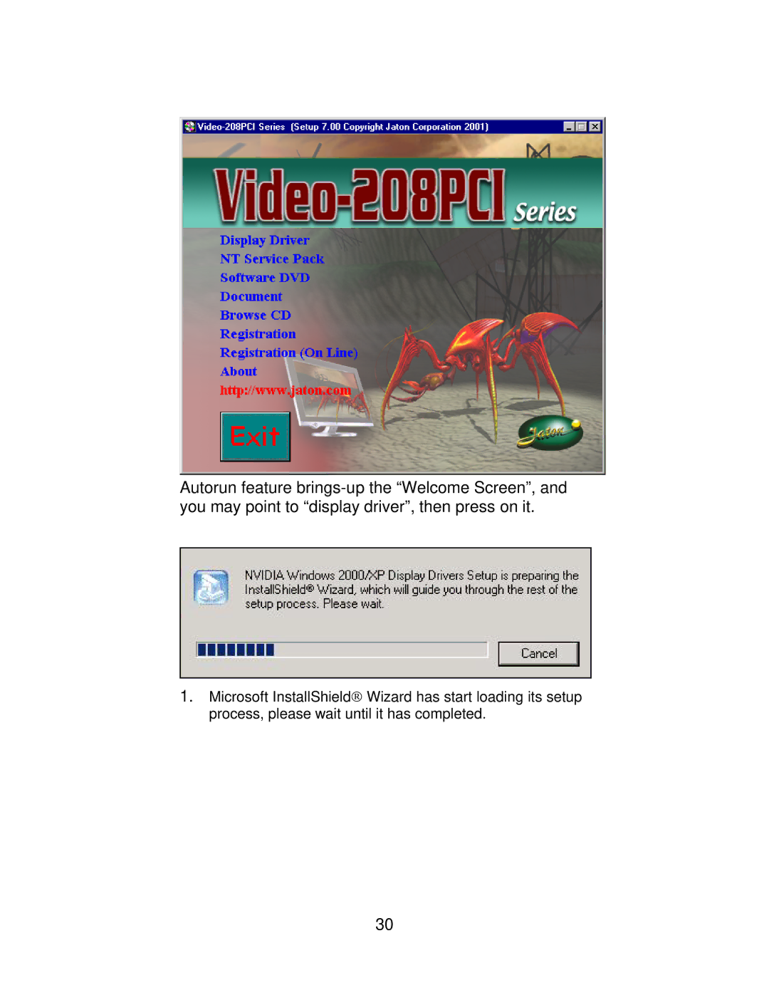 Jaton VIDEO208PCI64TWIN user manual 