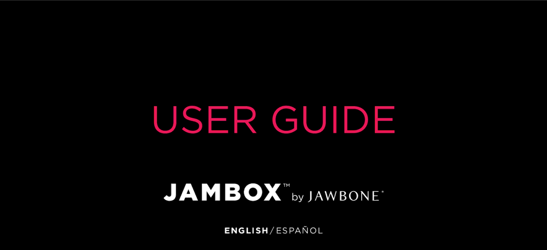 Jawbone SPA-K901 manual User Guide 