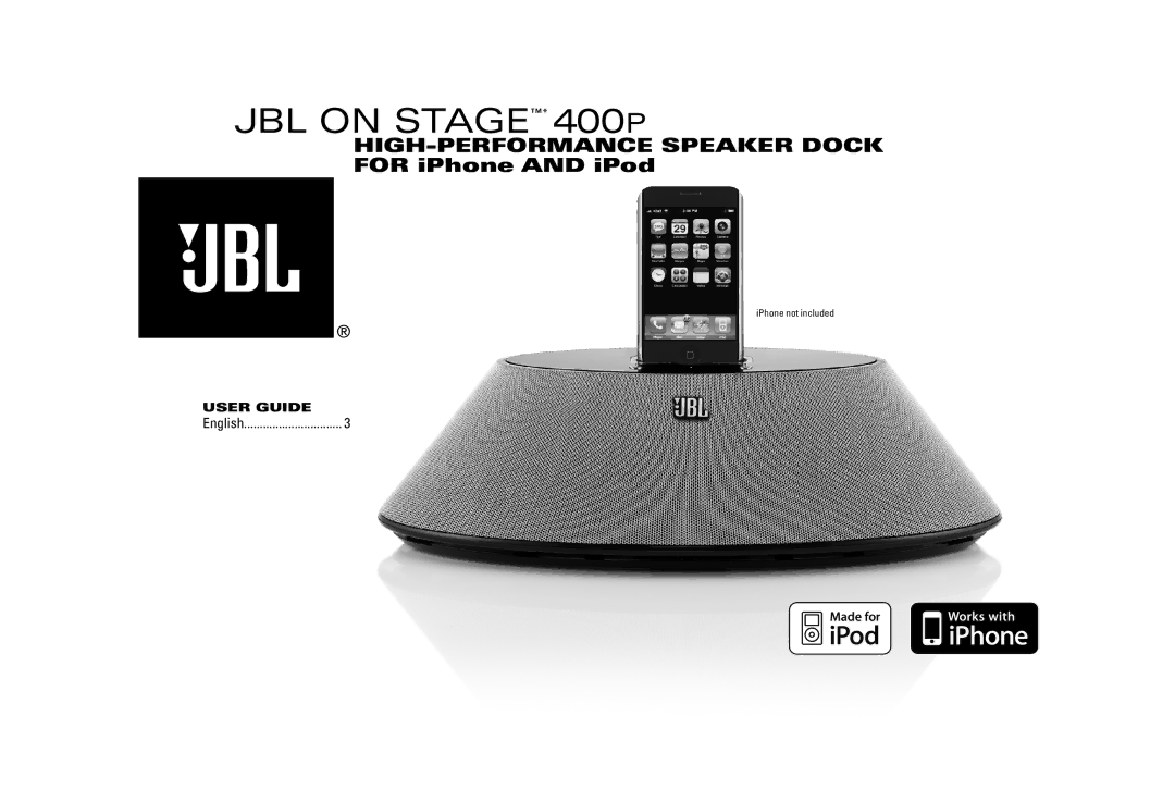 JBL manual JBL on STAGE*400P 