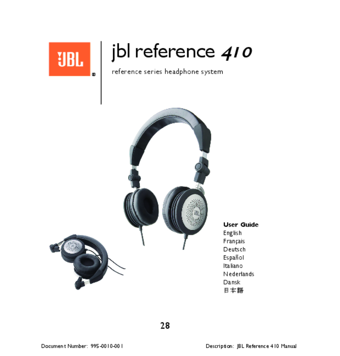 JBL 410 manual 日本語 