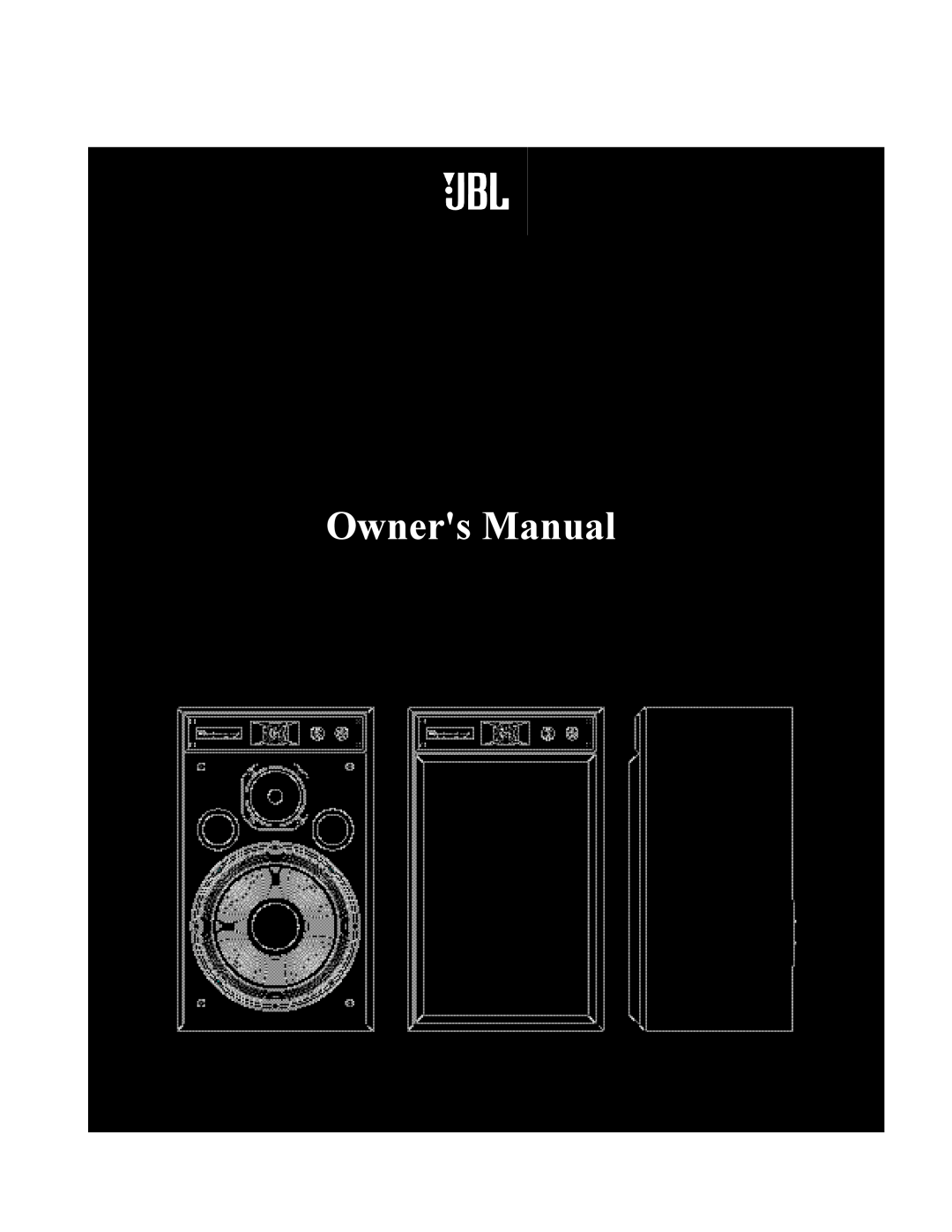 JBL 4318 owner manual Model, Owners Manual, JBL Incorporated, Inch 3-Way Studio Monitor 