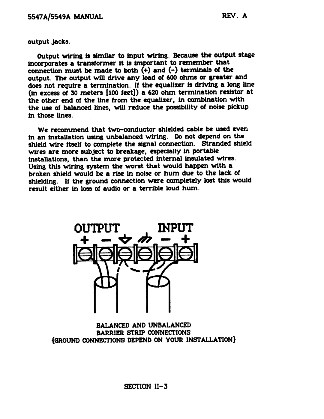 JBL 5549A manual 