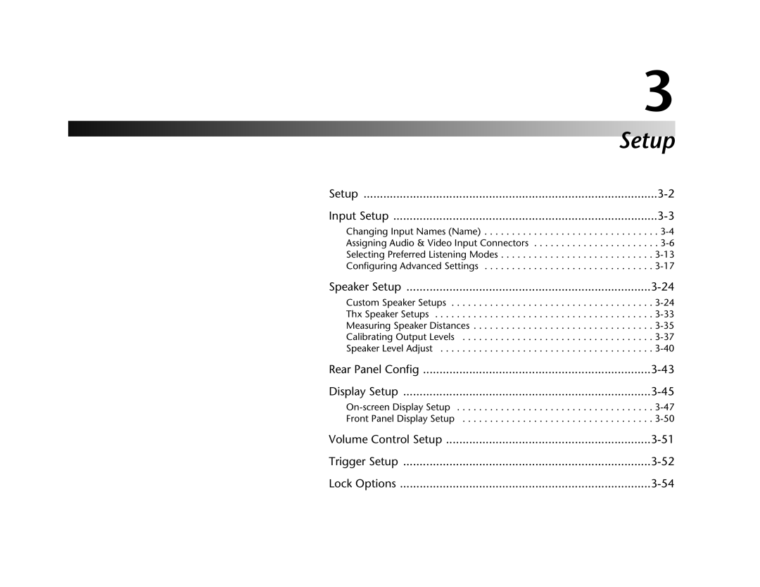 JBL AV1 manual Setup 