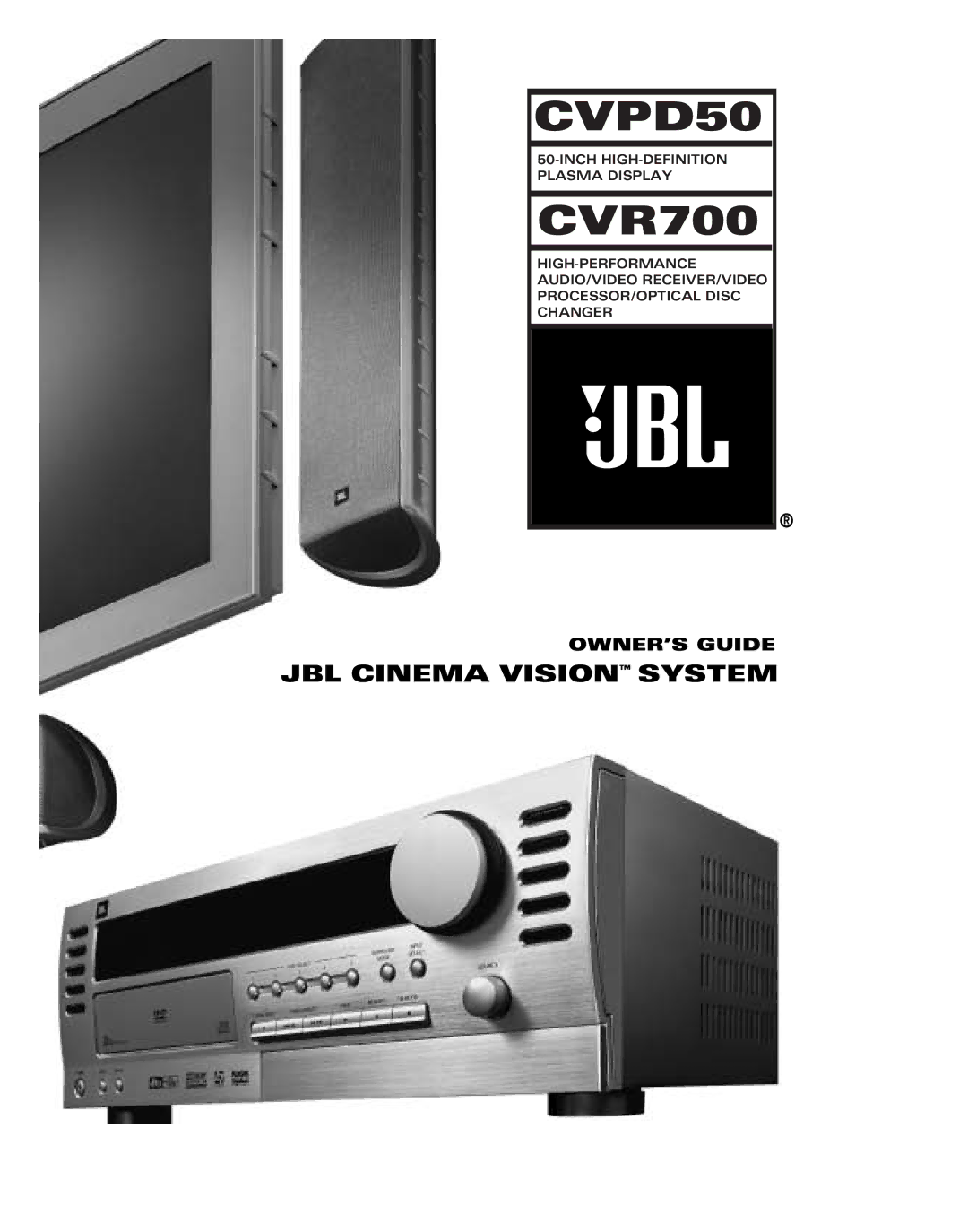 JBL CVR700 manual CVPD50 