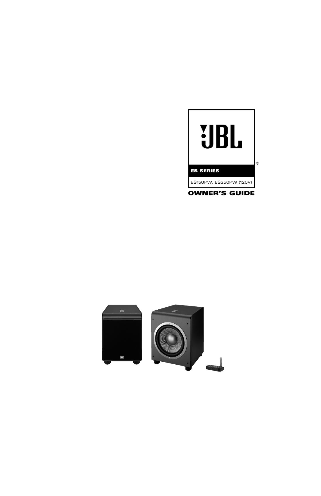 JBL ES250PW, ES150PW manual OWNER’S Guide 