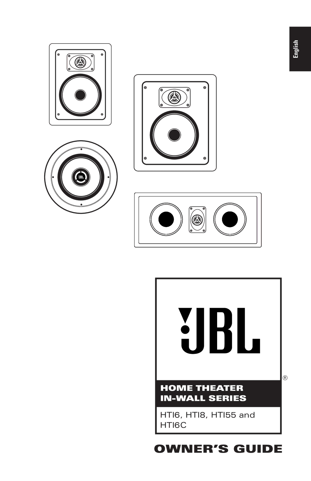 JBL HT18, HT16C, HT155 manual OWNER’S Guide 