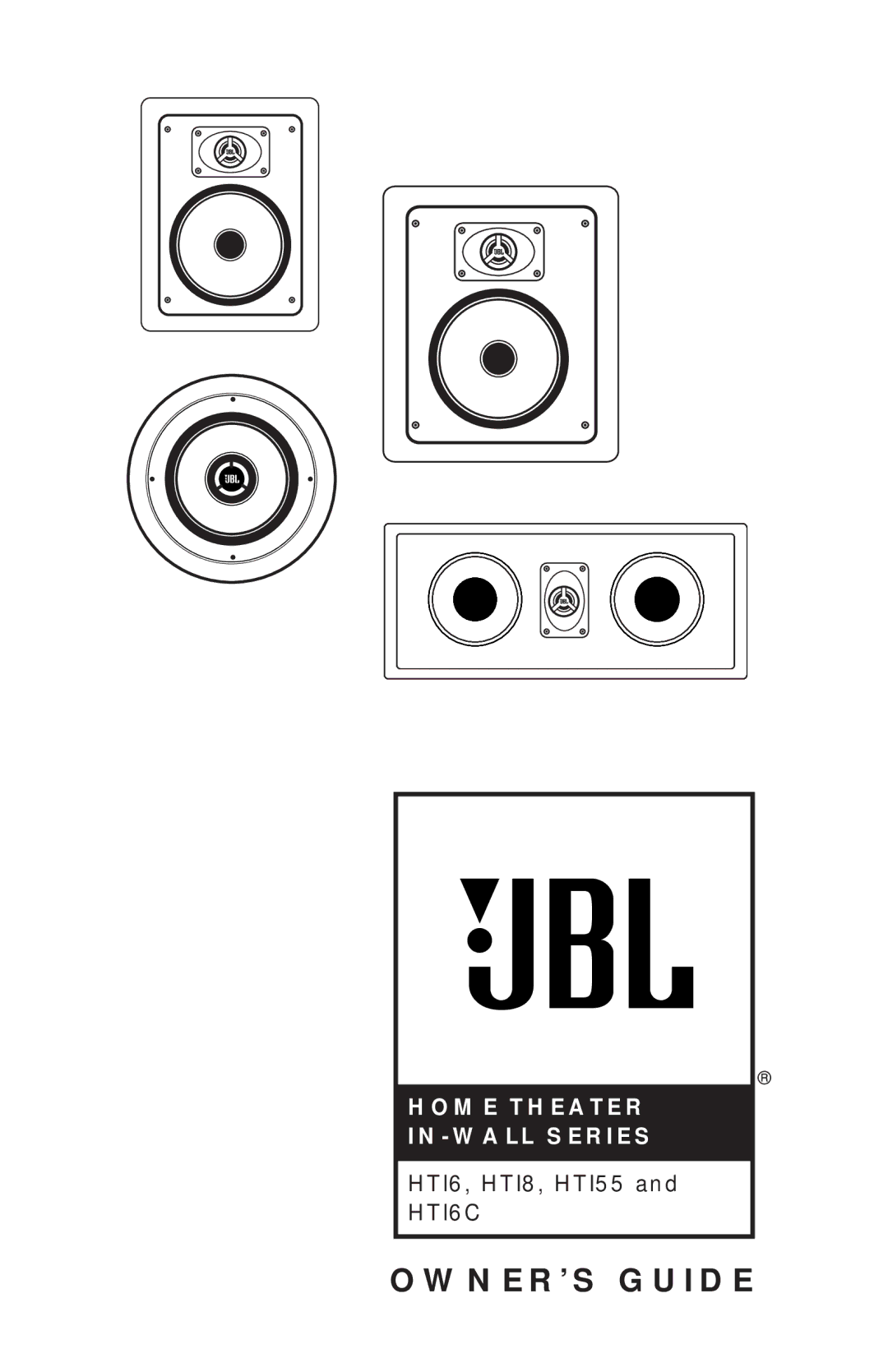 JBL HTI55 manual OWNER’S Guide 