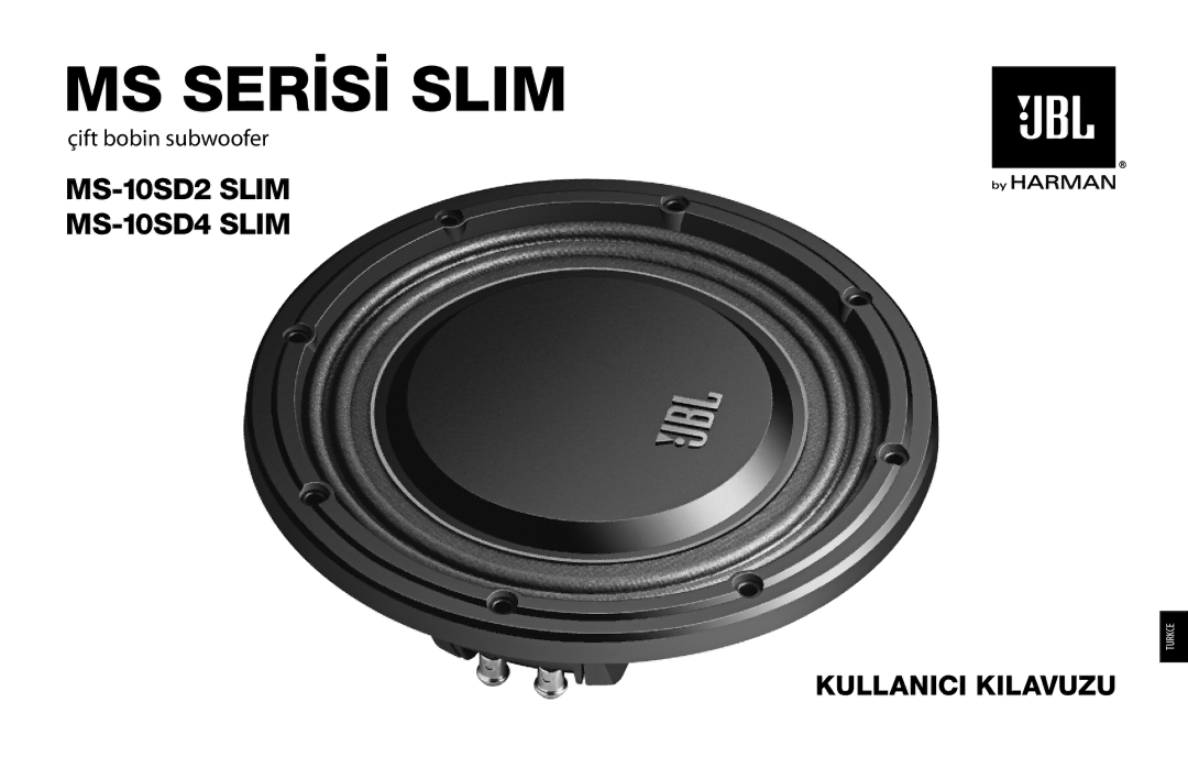 JBL MS-10SD2 SLIM, MS-10SD4 SLIM owner manual MS Serİsİ Slim, Kullanici Kilavuzu 