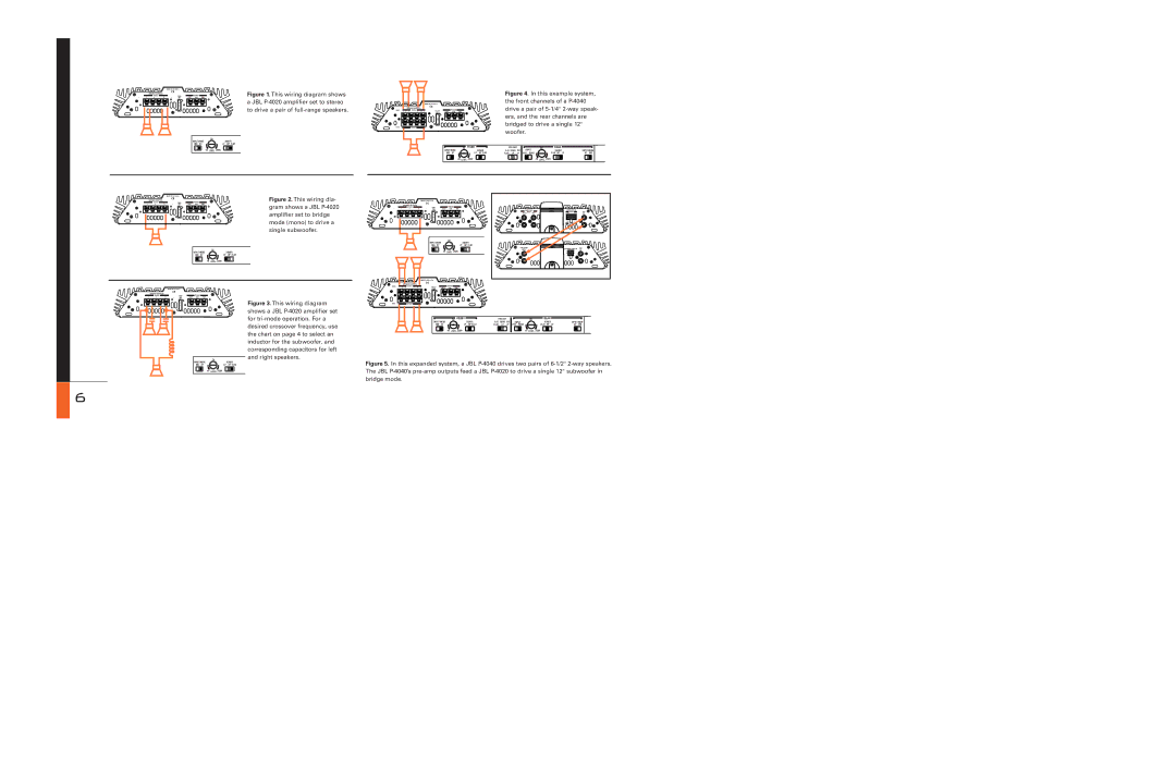 JBL P-4040, P-4020 owner manual This wiring diagram 