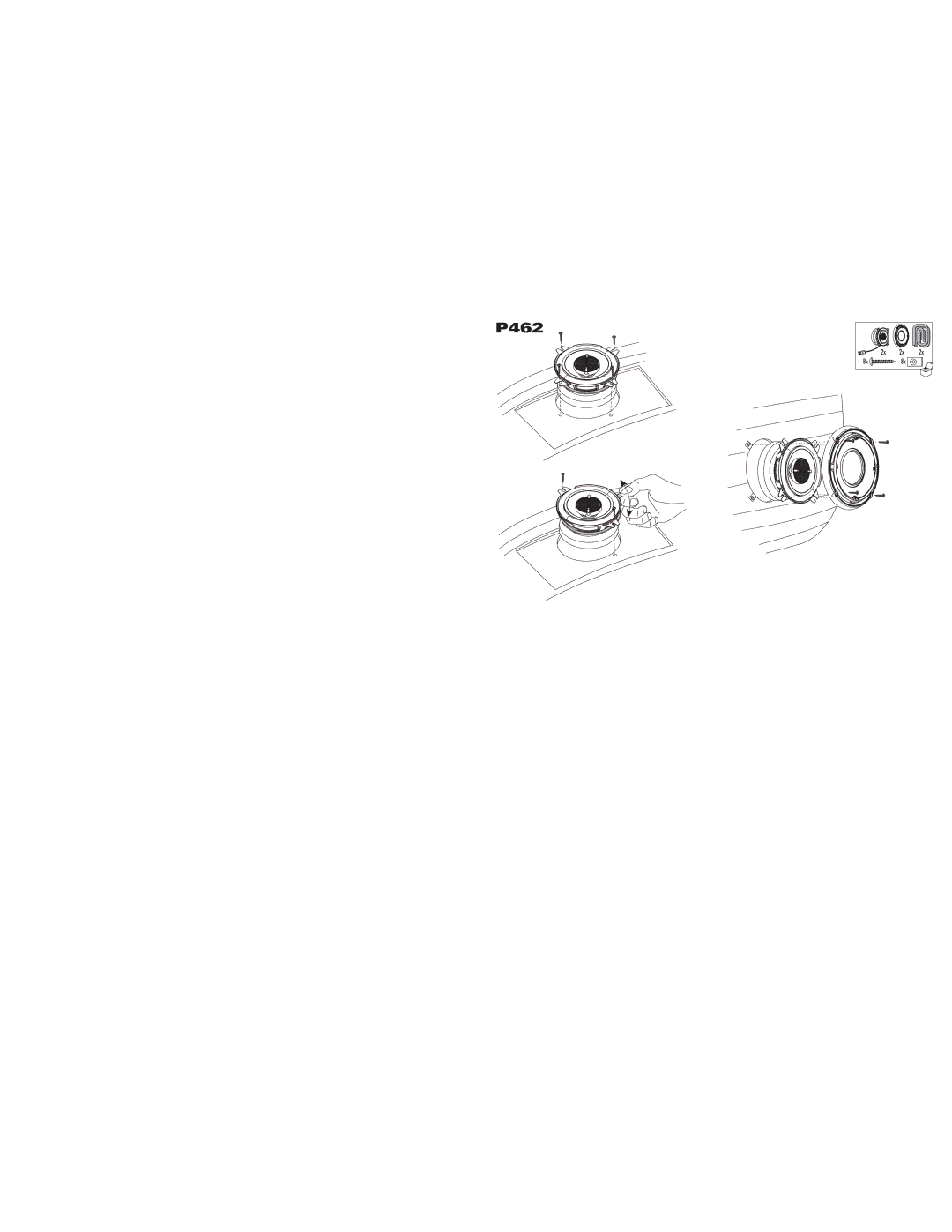 JBL P6562S, P6462 owner manual P462 