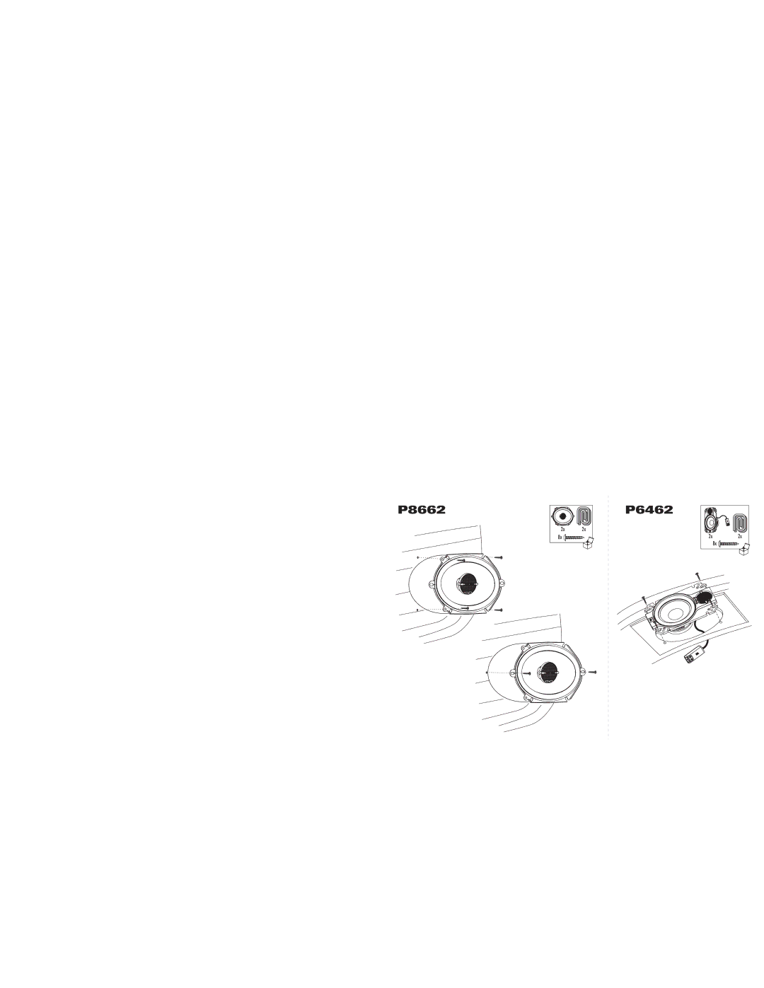 JBL P6562S owner manual P8662 P6462 