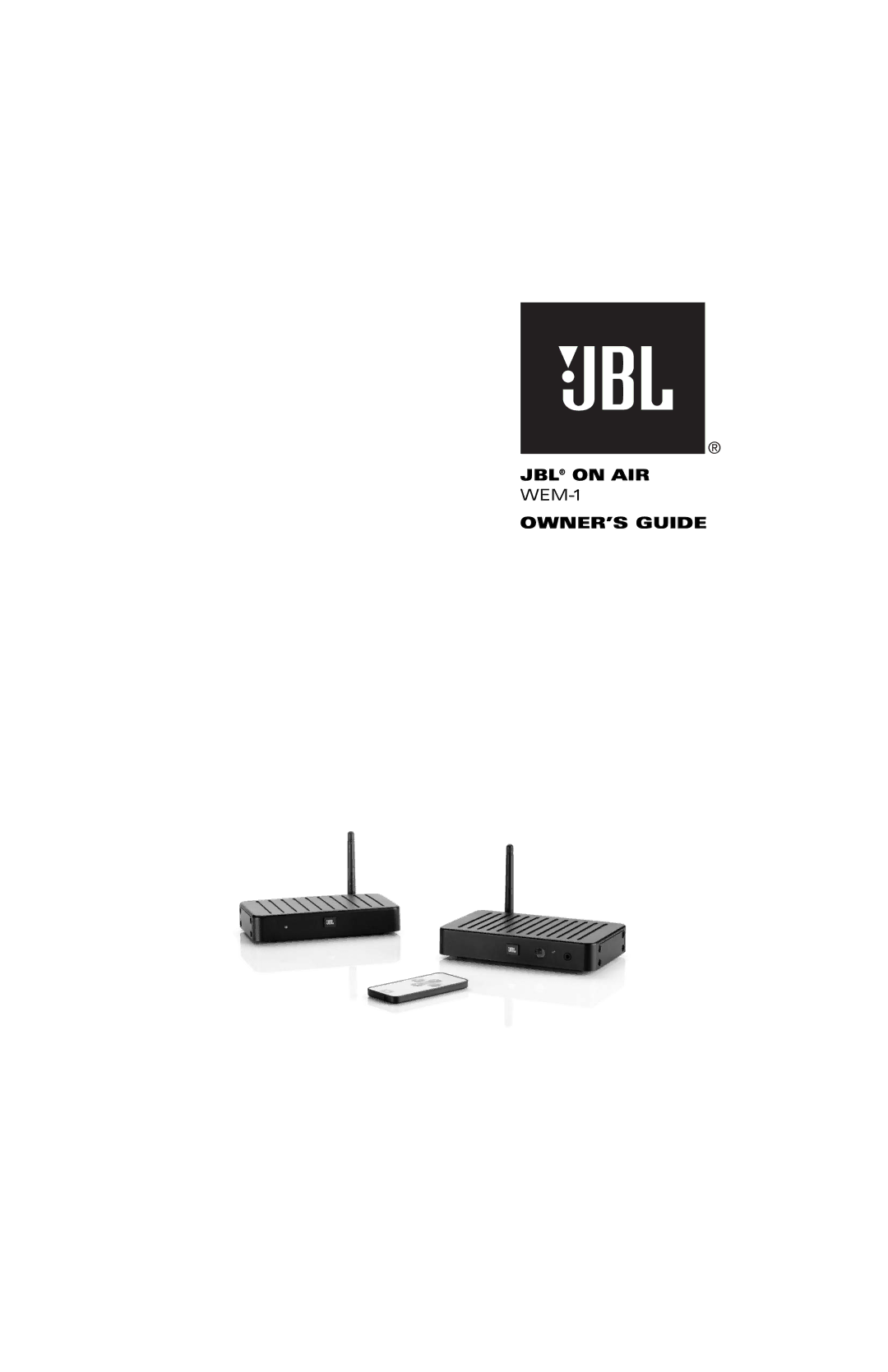 JBL Professional WEM-1 manual JBL on AIR 