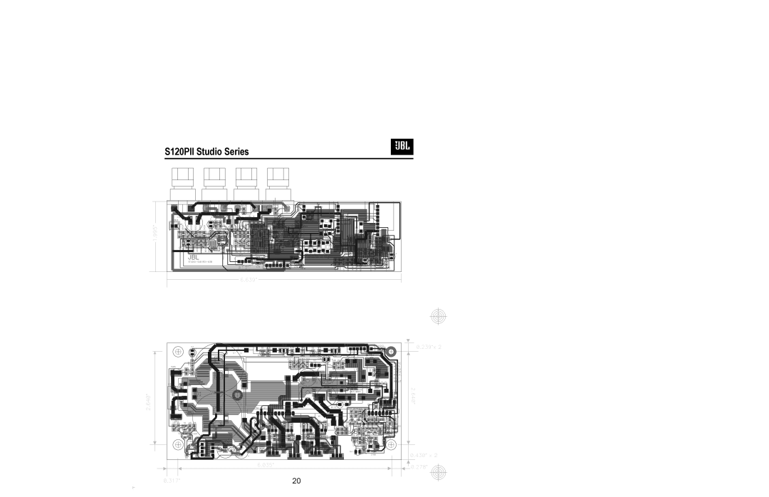 JBL service manual S120PII Studio Series 