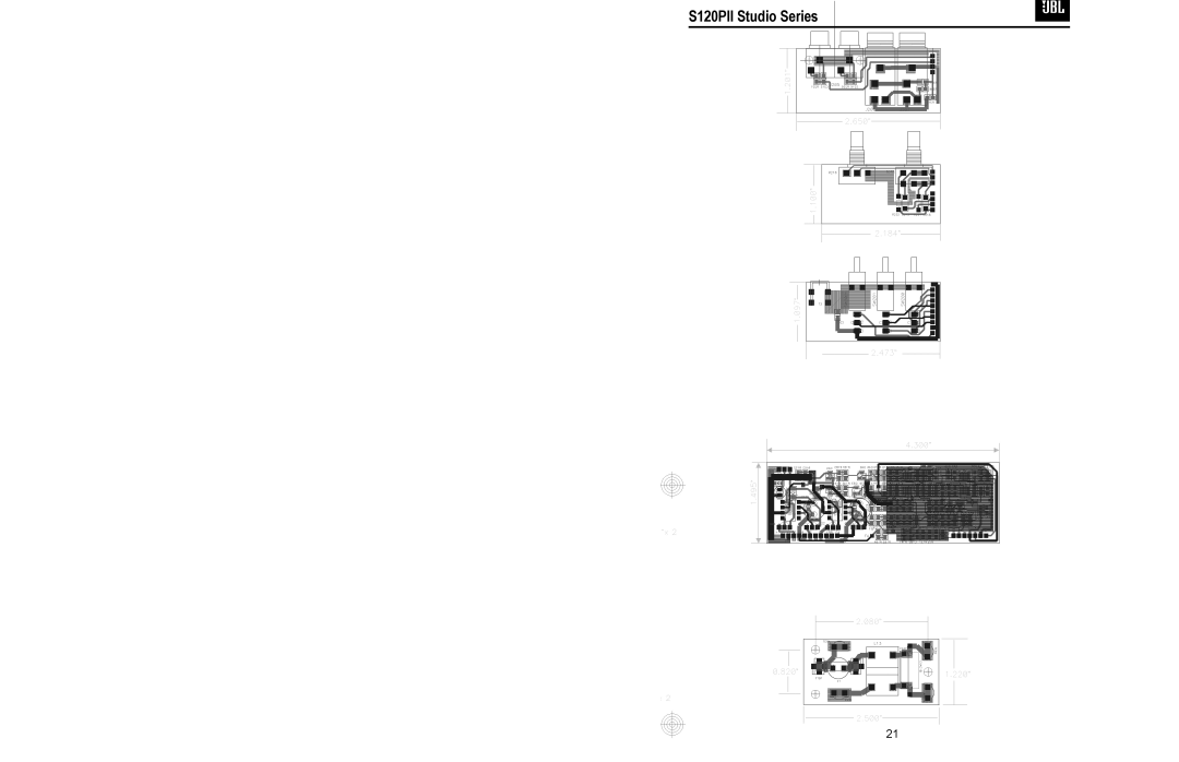 JBL service manual S120PII Studio Series 