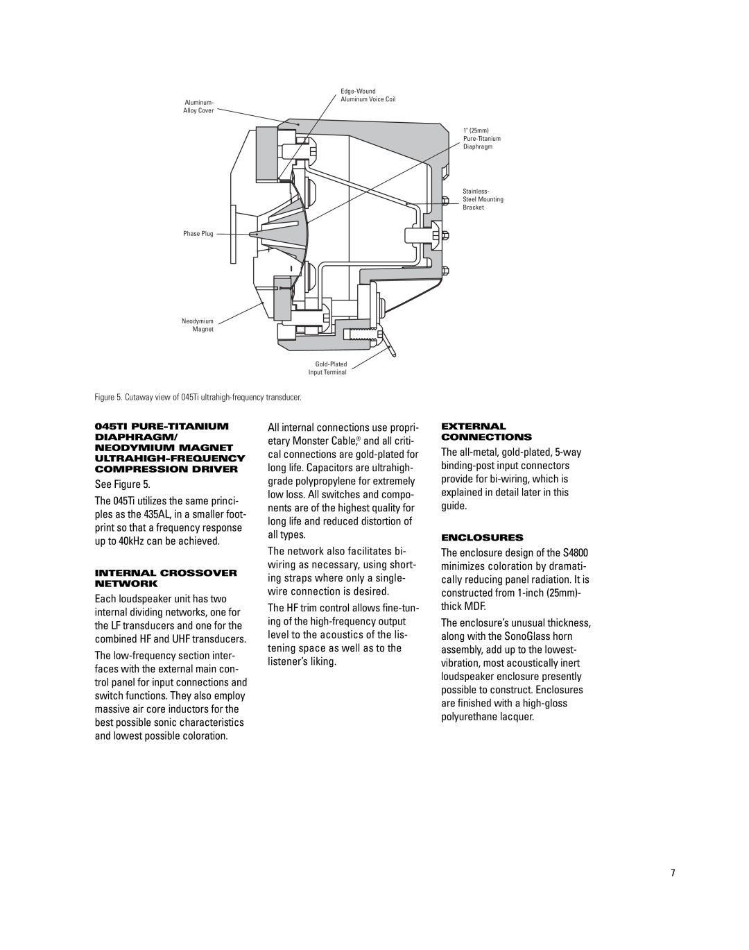 JBL S4800 manual See Figure 