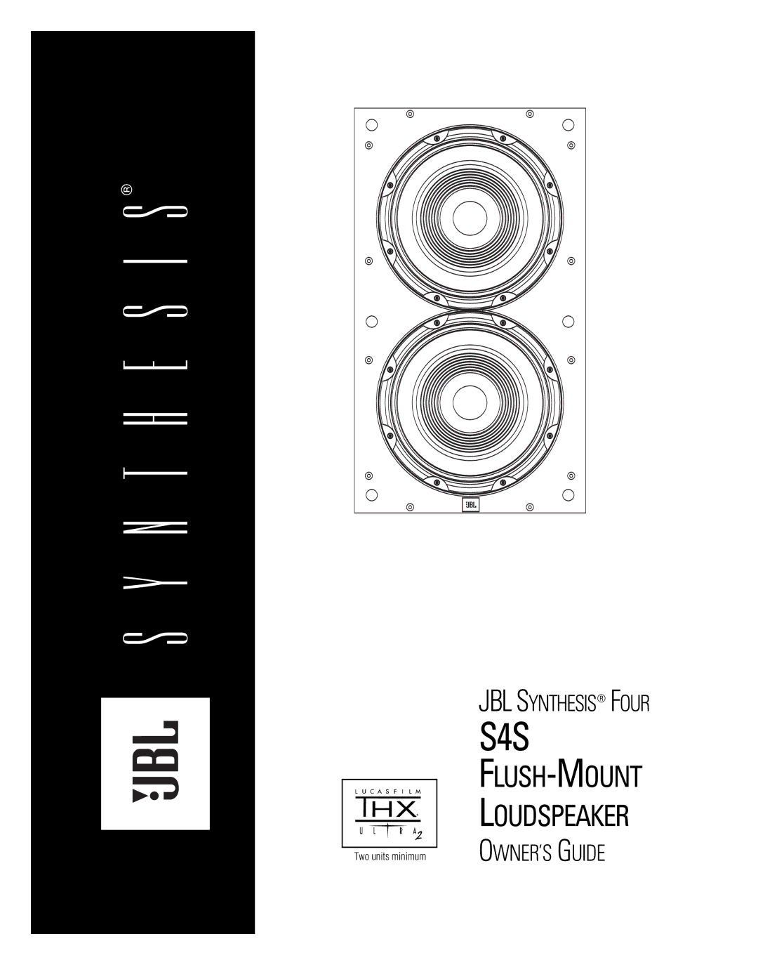 JBL S4S manual 