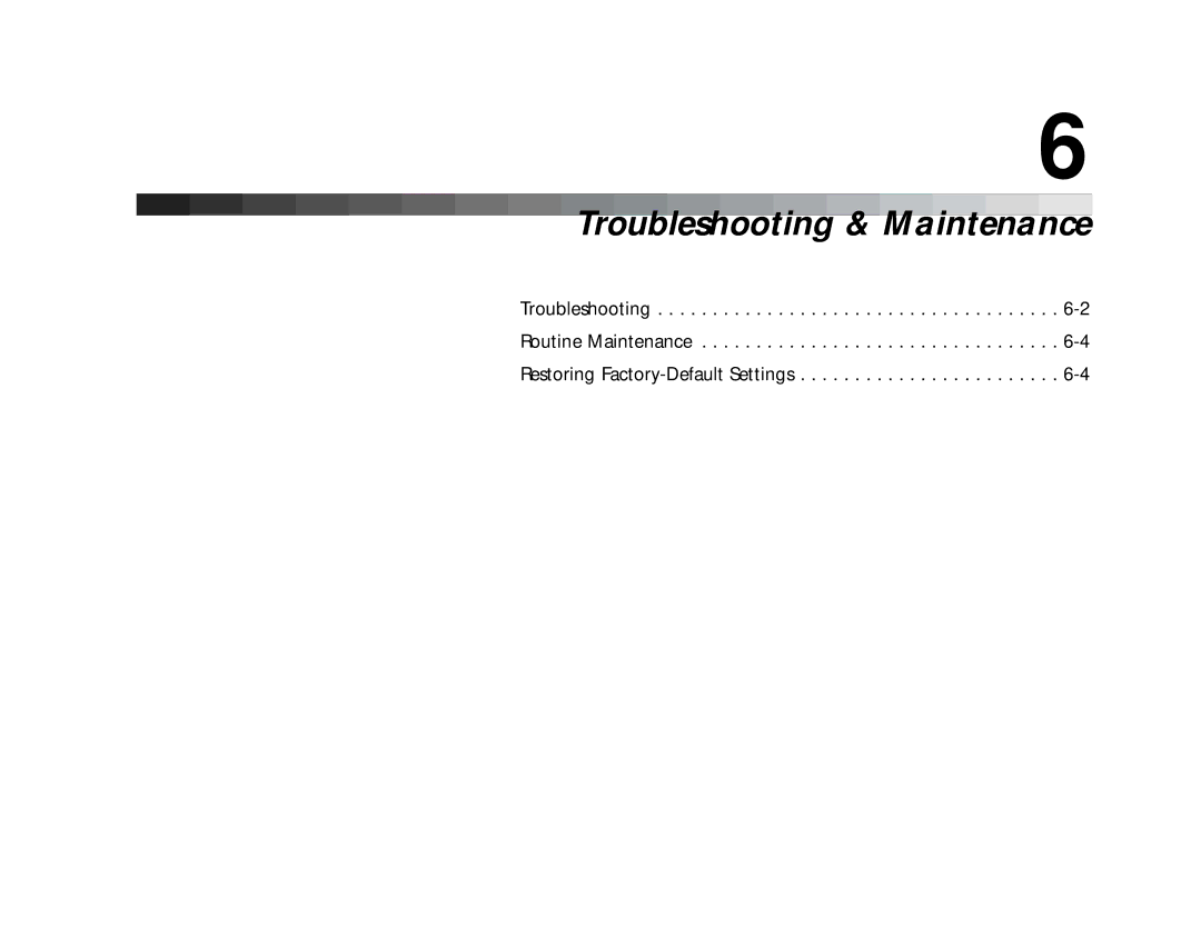 JBL SDP-40 manual Troubleshooting & Maintenance 