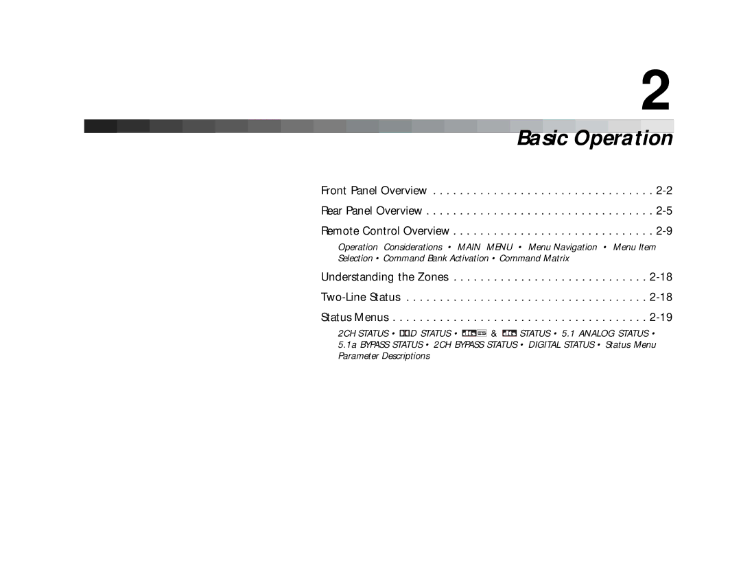 JBL SDP-40 manual Basic Operation 