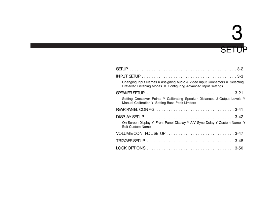 JBL SDP-40 manual Setup 