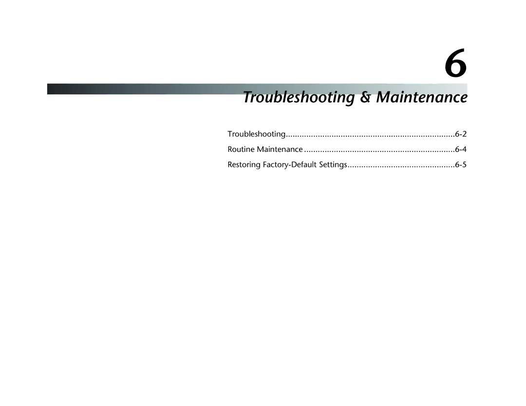 JBL SDP-40HD manual Troubleshooting & Maintenance 