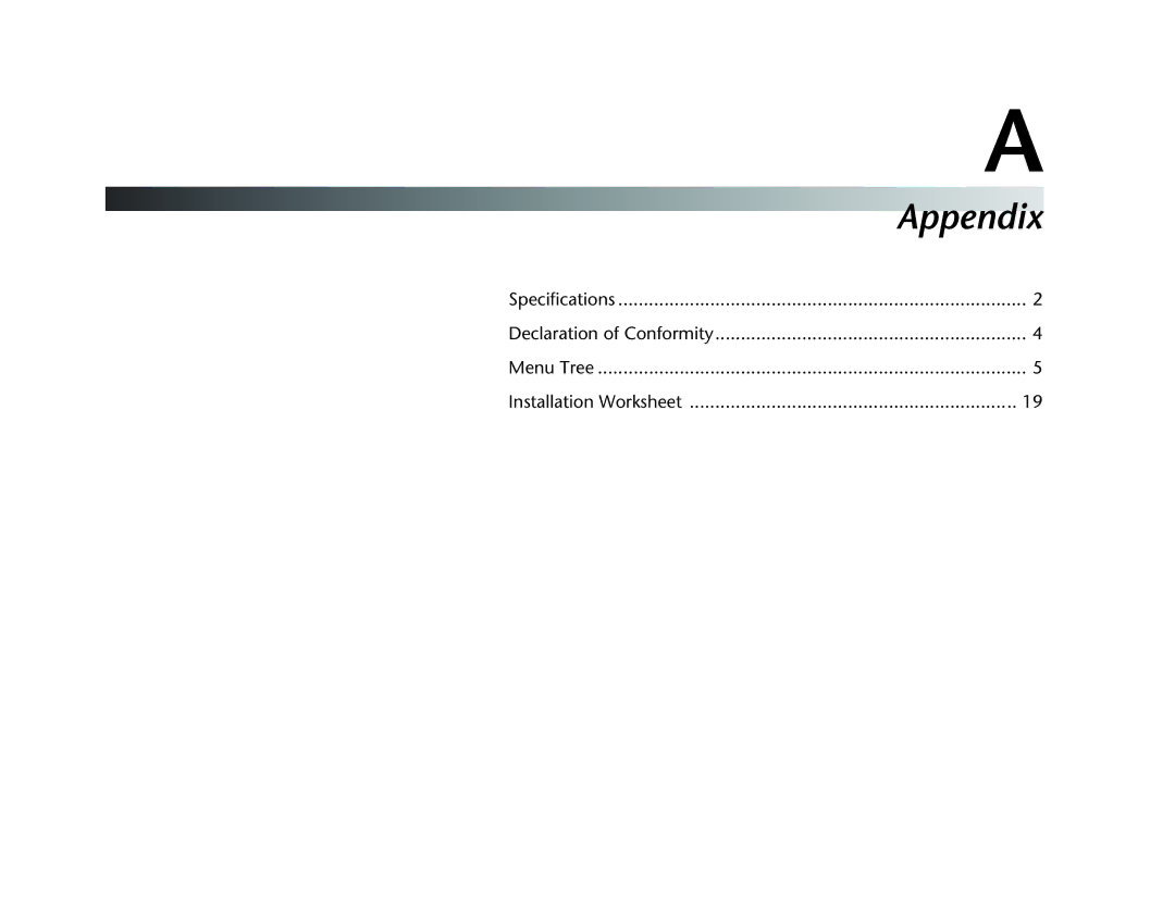 JBL SDP-40HD manual Appendix 