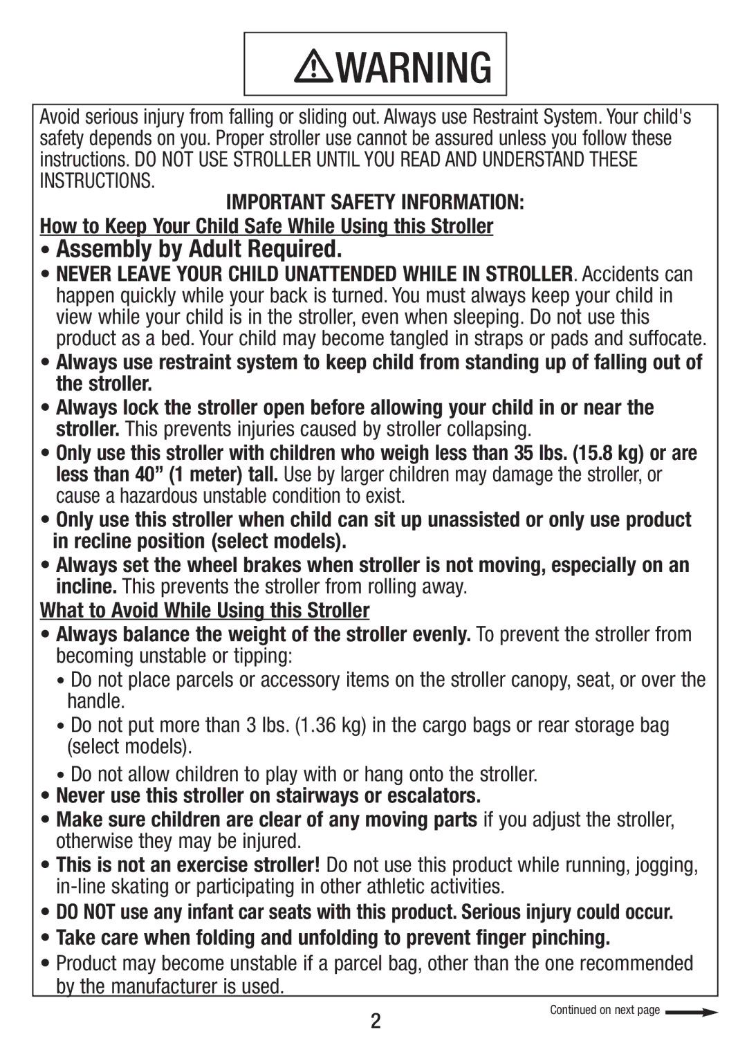 Jeep S58J-T-R2 instruction sheet Assembly by Adult Required 