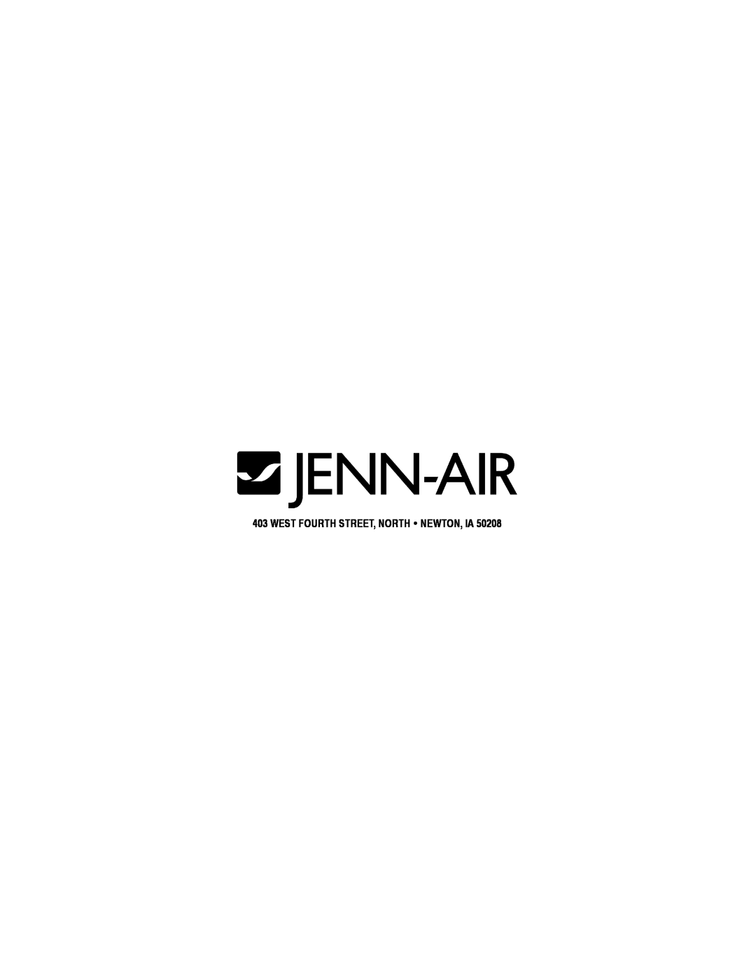 Jenn-Air 36, 30 manual West Fourth Street, North Newton, Ia 