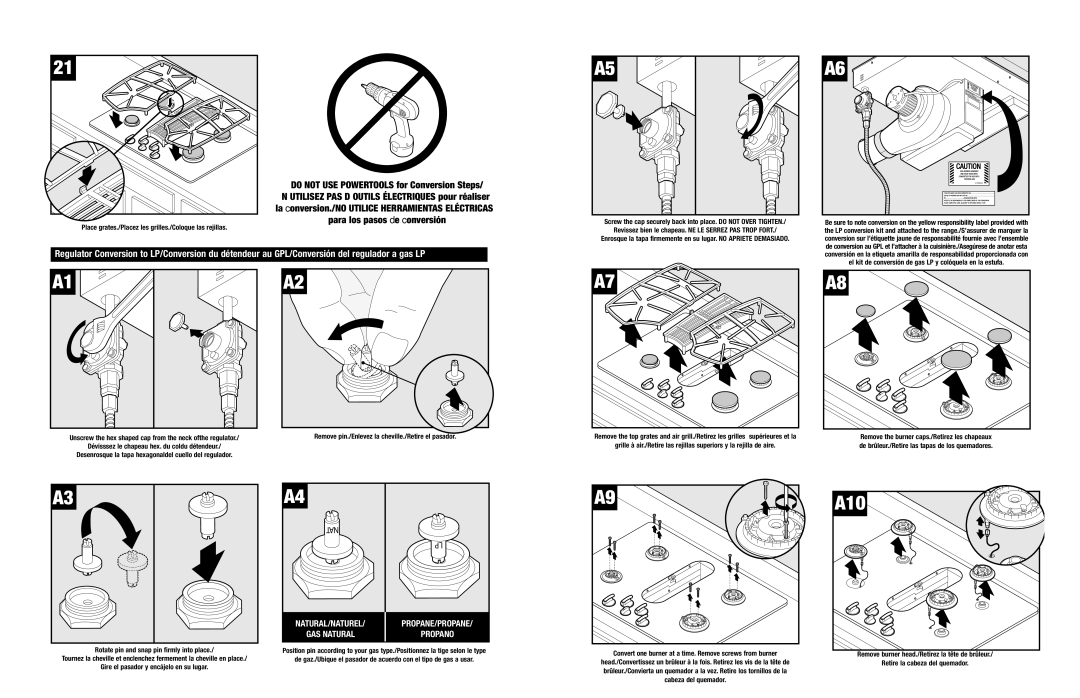 Jenn-Air 8101P653-60 installation instructions A10 