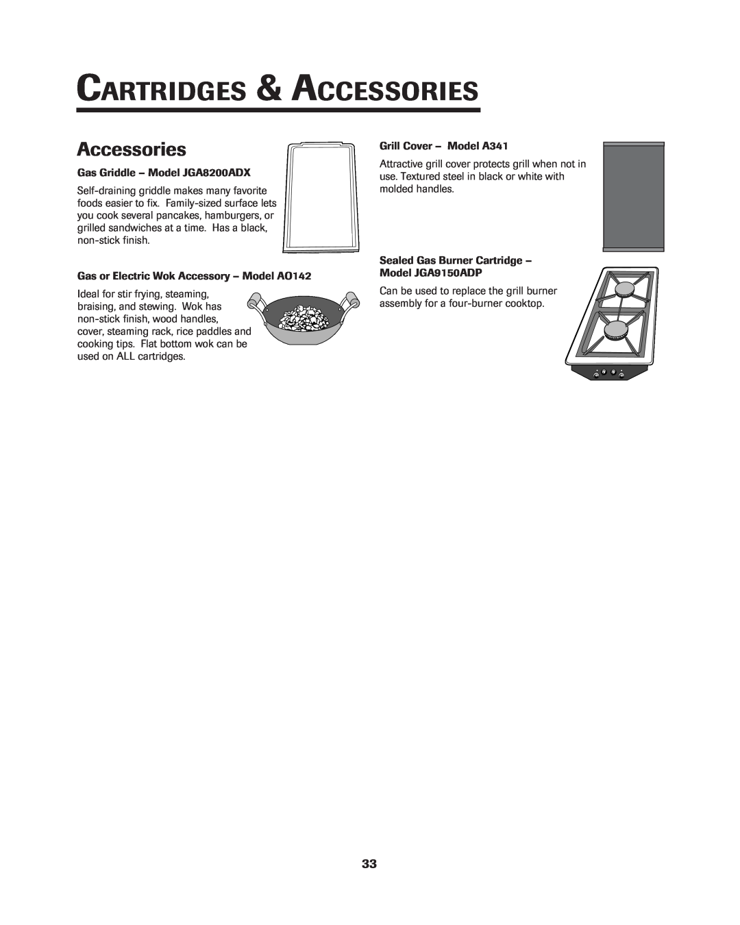 Jenn-Air 8113P754-60 important safety instructions Cartridges & Accessories 