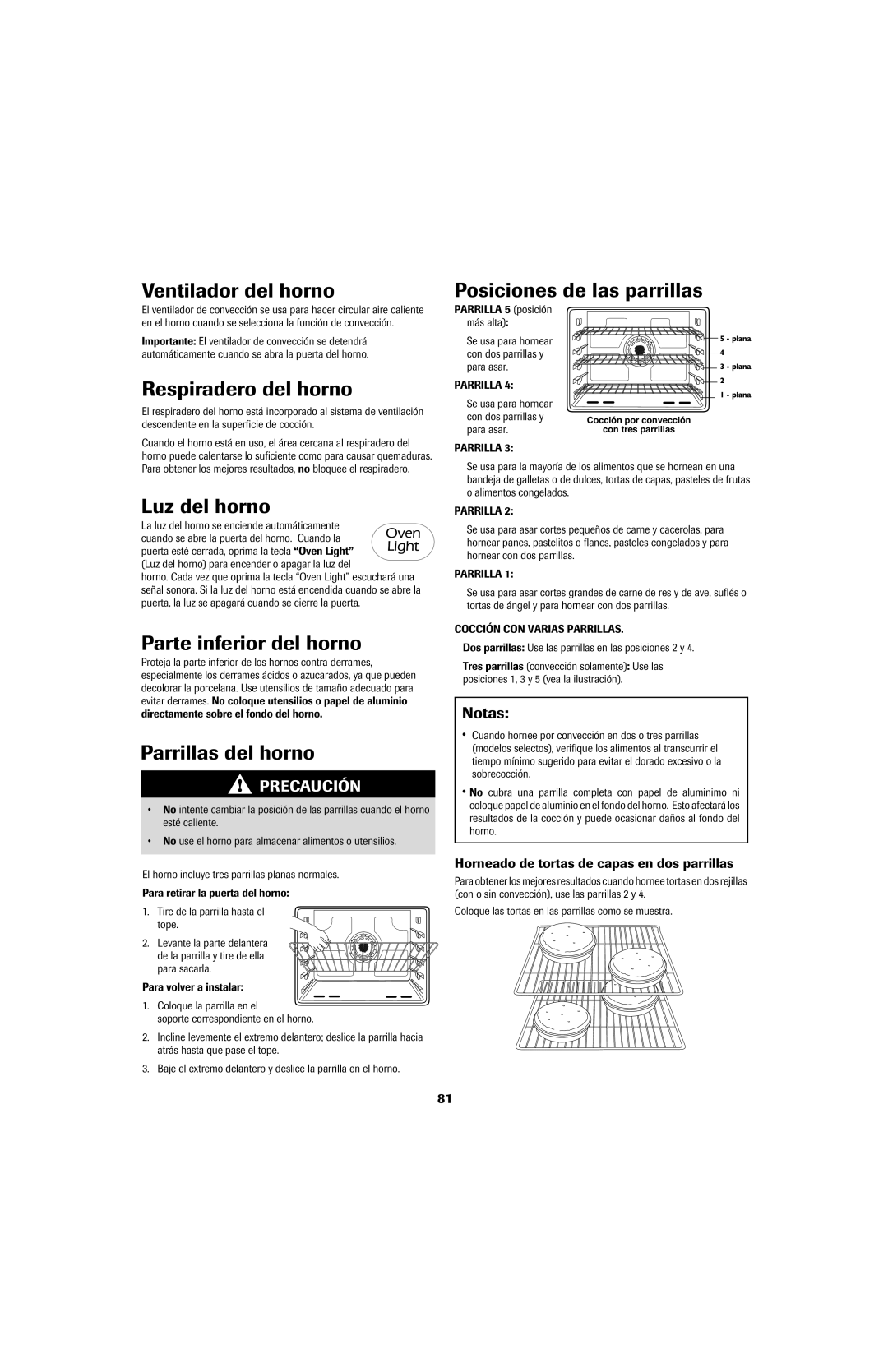 Jenn-Air 8113P757-60 Ventilador del horno, Respiradero del horno, Parte inferior del horno, Parrillas del horno 