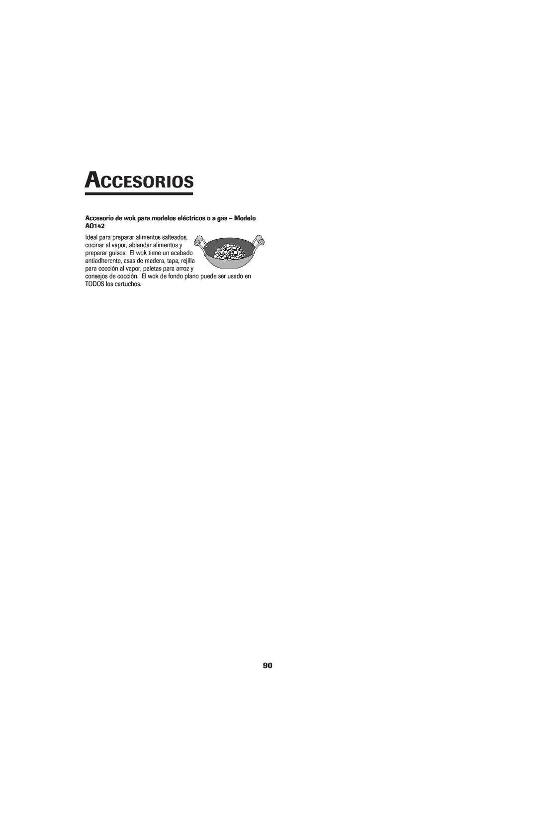 Jenn-Air 8113P759-60 important safety instructions Accesorios 